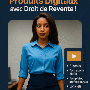 Acheter le kit de produits digitaux avec droit de revente a vie.