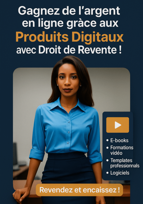Acheter le kit de produits digitaux avec droit de revente a vie.