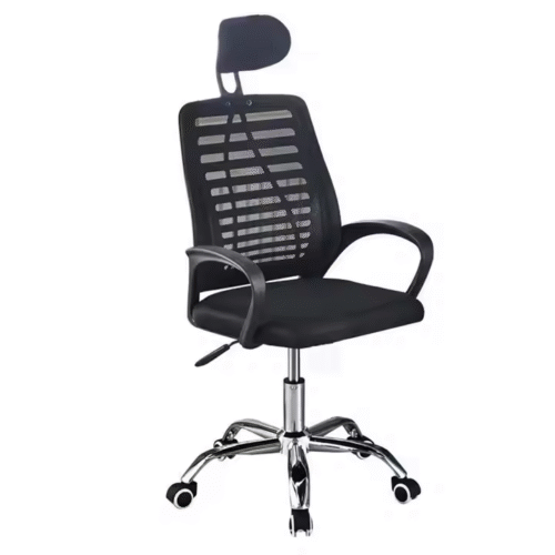 Fauteuil de bureau ergonomique avec dossier en maille respirante