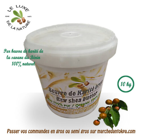Beurre de karité brut 100% naturel