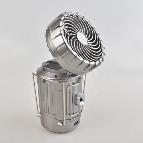 Lampe de Camping solaire LED Portable Rechargeable avec ventilateur de plafond et lampe de tente