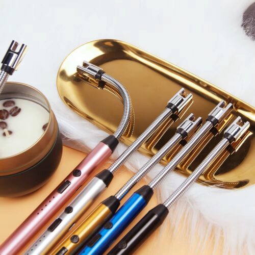 Briquet à arc rechargeable USB-C coupe-vent, électrique, à plasma, pour allumer les bougies, la cuisine, le barbecue