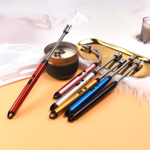 Briquet à arc rechargeable USB-C coupe-vent, électrique, à plasma, pour allumer les bougies, la cuisine, le barbecue