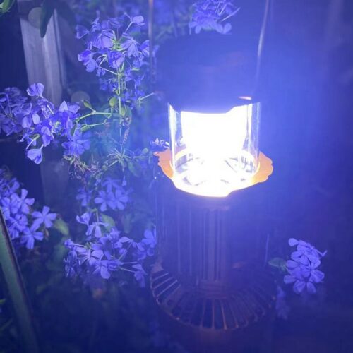 Lampe de Camping solaire LED Portable Rechargeable avec ventilateur de plafond et lampe de tente