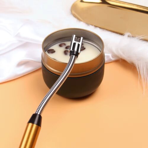 Briquet à arc rechargeable USB-C coupe-vent, électrique, à plasma, pour allumer les bougies, la cuisine, le barbecue